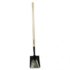 UnionTools Long-Handle Square-Point Shovel, No. 2 Blade, 48" Handle, Steel/Ash   